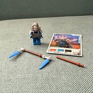 Lego Ninjago Kendo Jay Minifigure + 3D Lenticular Character Card + Weapons 50000